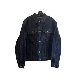 Naked&Famous Denim Jacket Left Hand Twill Stealth Pocket / Large